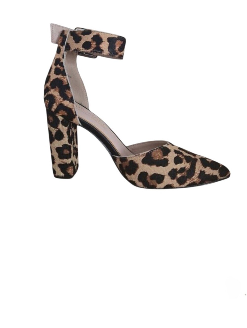 Michael by Michael Shannon "Romina" Leather & Faux Calf Hair Heel Size 6